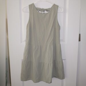 Tiered dress open back sundress